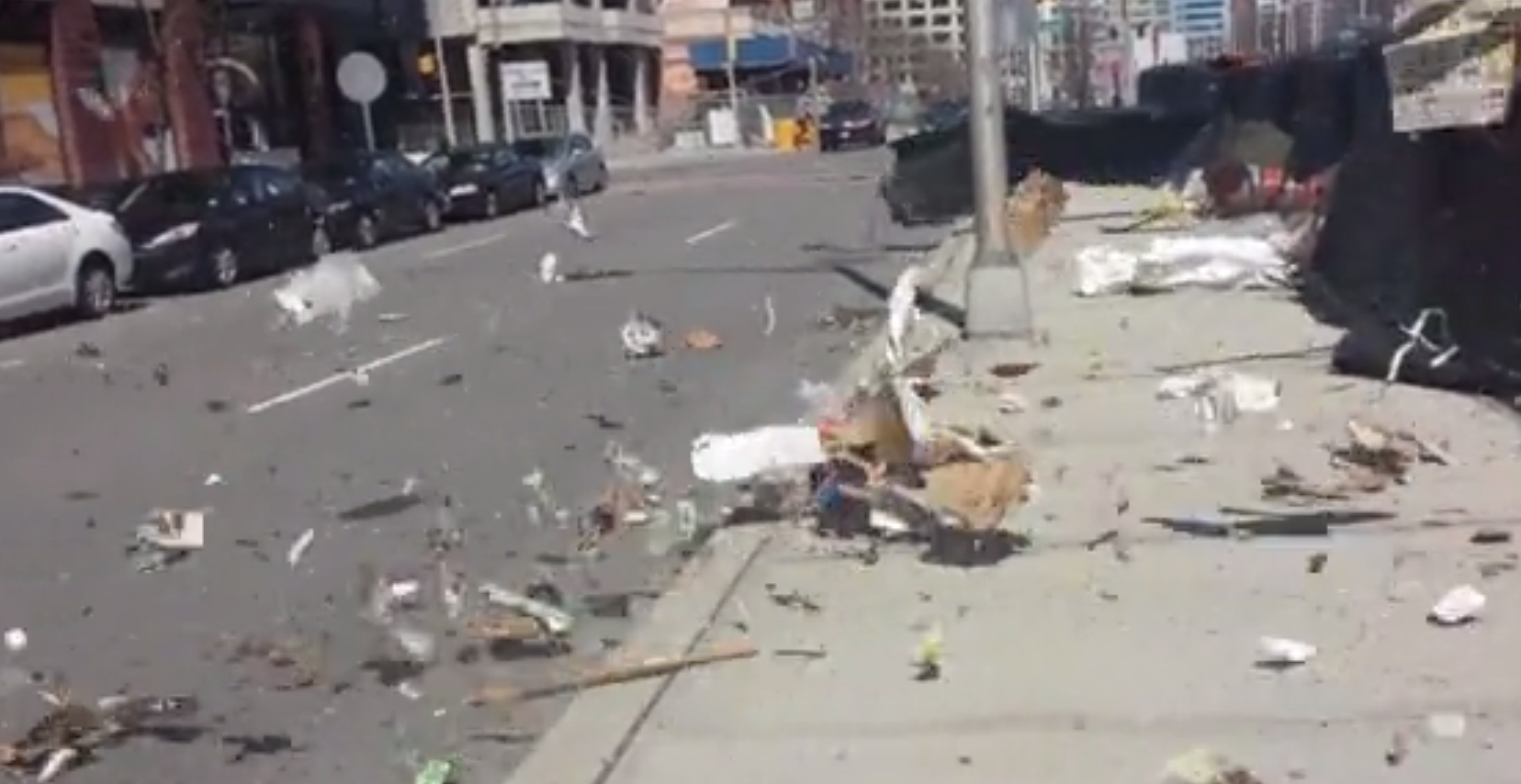 Garbage Tornado in Jersey City - my bad 